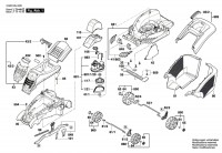 Bosch 3 600 HA4 202 Rotak 39 Lawnmower 230 V / Eu Spare Parts